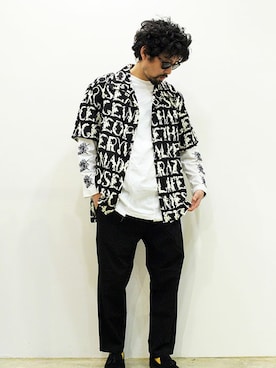 「ink（インク）のアイテム」を使った、twothings&thinkさん（メンズ・168cm）の夏コーディネート