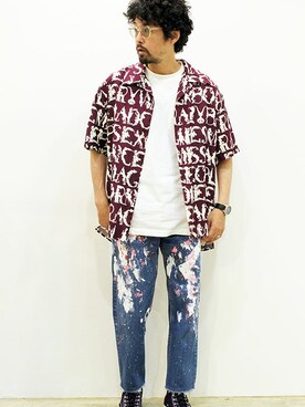 「ink（インク）のアイテム」を使った、twothings&thinkさん（メンズ・168cm）の夏コーディネート