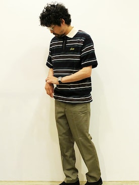 「MANEBU（マネブ）のアイテム（モカシン/デッキシューズ）」を使った、twothings&thinkさん（メンズ・168cm）の夏コーディネート