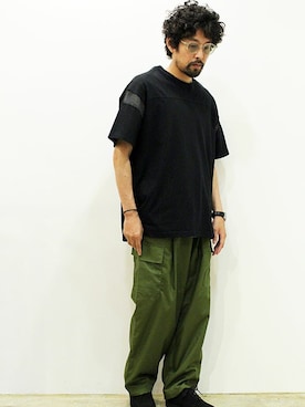 「MANEBU（マネブ）のアイテム（モカシン/デッキシューズ）」を使った、twothings&thinkさん（メンズ・168cm）の夏コーディネート