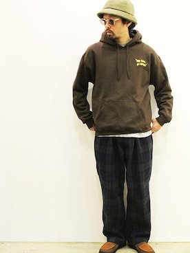 「MANEBU（マネブ）のアイテム（ローファー）」を使った、twothings&thinkさん（メンズ・168cm）の冬コーディネート