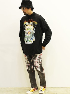 「CHANGES（チェンジズ）のアイテム」を使った、twothings&thinkさん（メンズ・168cm）の冬コーディネート