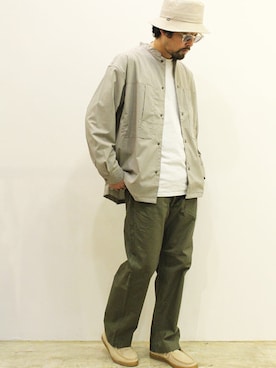 「MANEBU（マネブ）のアイテム（モカシン/デッキシューズ）」を使った、twothings&thinkさん（メンズ・168cm）の冬コーディネート