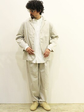 「LOLO（ロロ）のアイテム」を使った、twothings&thinkさん（メンズ・168cm）の春コーディネート