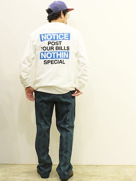 「MANEBU（マネブ）のアイテム（ローファー）」を使った、twothings&thinkさん（メンズ・168cm）の春コーディネート