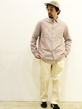 「LOLO（ロロ）のアイテム」を使った、twothings&thinkさん（メンズ・168cm）の春コーディネート