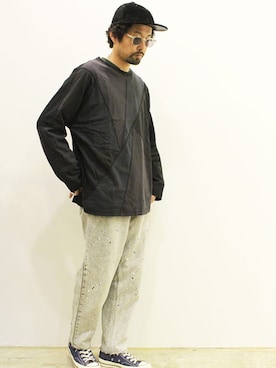 「CHANGES（チェンジズ）のアイテム」を使った、twothings&thinkさん（メンズ・168cm）の春コーディネート