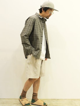 「COMFORTABLE REASON（コンフォータブルリーズン）のアイテム（その他パンツ）」を使った、twothings&thinkさん（メンズ・168cm）の春コーディネート