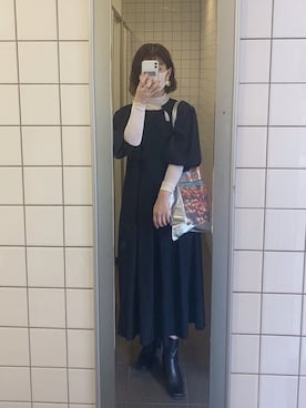 「calico（キャリコ）のアイテム」を使った、yさん（レディース・159cm）の秋コーディネート