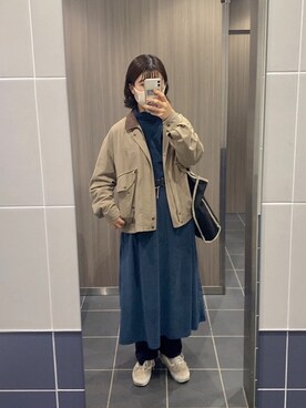 「VANS（バンズ）の＜VANS（バンズ）＞スエード OLD SKOOL オールドスクール スニーカー ◆（スニーカー）」を使った、yさん（レディース・159cm）の秋コーディネート