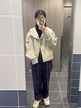 「calico（キャリコ）のアイテム」を使った、yさん（レディース・159cm）の冬コーディネート