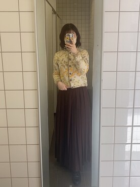 「calico（キャリコ）のアイテム」を使った、yさん（レディース・159cm）の冬コーディネート