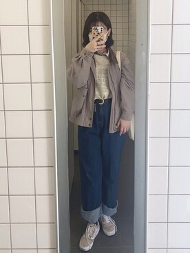 「VANS（バンズ）の＜VANS（バンズ）＞スエード OLD SKOOL オールドスクール スニーカー ◆（スニーカー）」を使った、yさん（レディース・159cm）の冬コーディネート