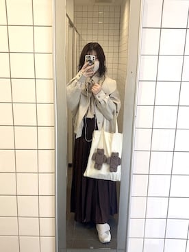 「calico（キャリコ）のアイテム」を使った、yさん（レディース・159cm）の冬コーディネート