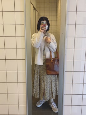 「ジーナシス」｜「アイテム（ハンドバッグ）」を使った、yさん（レディース・159cm）の春コーディネート
