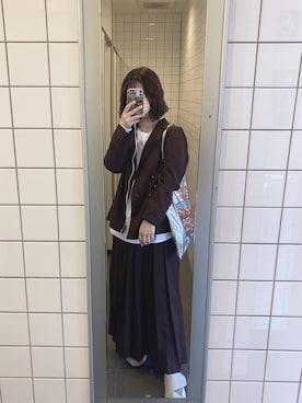 「jouetie（ジュエティ）のバックプリーツシャツジャケット（テーラードジャケット）」を使った、yさん（レディース・159cm）の春コーディネート