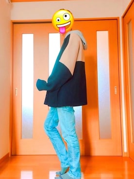 「NOISE MAKER（ノイズメーカー）のアイテム（トップス）」を使った、まさきさん（メンズ・179cm）の秋コーディネート