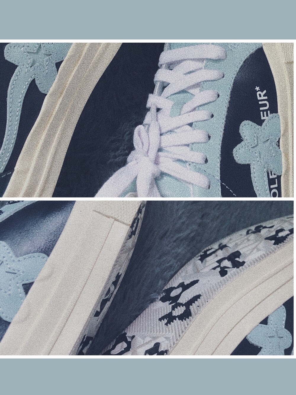 「鞋子、converse、蓝色系」｜「CONVERSEのアイテム（スニーカー、ブルー系）」を使った、YaYaさん（レディース・163cm）の夏コーディネートの1枚目の写真