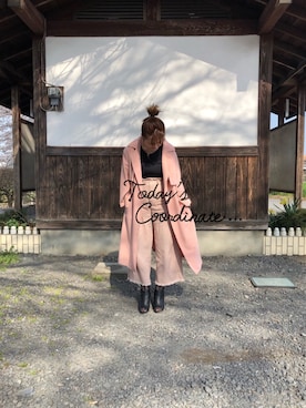 「CECIL McBEE（セシルマクビー）のアイテム（サンダル）」を使った、Tomoさん（レディース・163cm）の春コーディネート