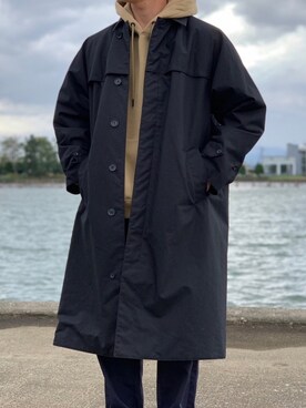 AURALEE HIGH COUNT CLOTH BATTING LONG COATを使った人気ファッション 