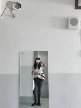 「日系极简」｜「アイテム（ブーツ）」を使った、notmytypeさん（レディース・165cm）の秋コーディネート