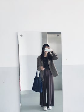 「日系极简」｜「アイテム（その他シューズ）」を使った、notmytypeさん（レディース・164cm）の秋コーディネート
