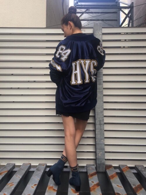 たえか（HYSTERIC GLAMOUR渋谷店）｜HYSTERIC GLAMOURのデニムスカートを使ったコーディネート - WEAR