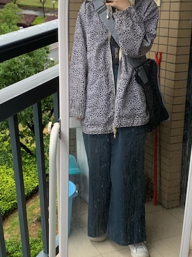 「CONVERSE（コンバース）のアイテム（スニーカー、ホワイト系）」を使った、阋神星_さん（レディース・167cm）の夏コーディネート