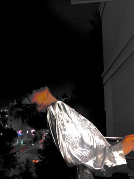 「梦罐头杂货のアイテム（シャツ/ブラウス、シルバー系）」を使った、阋神星_さん（レディース・167cm）の秋コーディネート