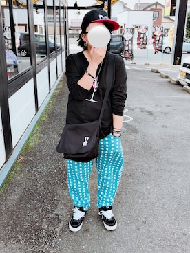 「DOPE（ドープ）のアイテム」を使った、HiLLさん（メンズ・165cm）の秋コーディネート