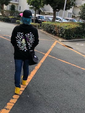 「DOPE（ドープ）のアイテム」を使った、HiLLさん（メンズ・165cm）の秋コーディネート