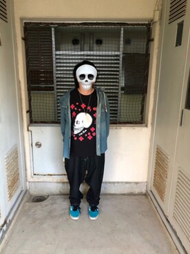 「RNA（アールエヌエー）のアイテム（ジャケット/アウター）」を使った、HiLLさん（メンズ・165cm）の秋コーディネート