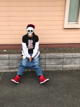 「DOPE（ドープ）のアイテム」を使った、HiLLさん（メンズ・165cm）の秋コーディネート