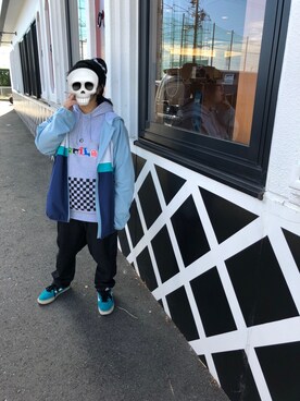 「PariLo（オリジナルブランド）」｜HiLLさん（メンズ・165cm）の冬コーディネート