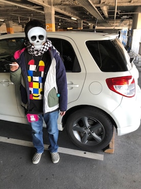 「CUNE（キューン）のアイテム（財布/小物）」を使った、HiLLさん（メンズ・165cm）の冬コーディネート