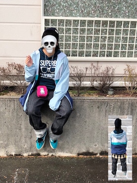 「CUNE（キューン）のアイテム（財布/小物）」を使った、HiLLさん（メンズ・165cm）の冬コーディネート