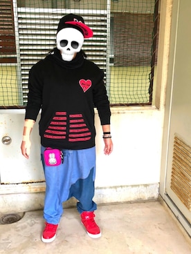「CUNE（キューン）のアイテム（財布/小物）」を使った、HiLLさん（メンズ・165cm）の冬コーディネート