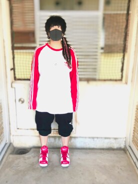 「CUNE（キューン）のアイテム（パンツ）」を使った、HiLLさん（メンズ・165cm）の春コーディネート