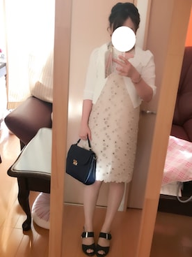 「Max Mara（マックスマーラ）のアイテム（ワンピース）」を使った、yuinnyuinnさん（レディース・153cm）の春コーディネート
