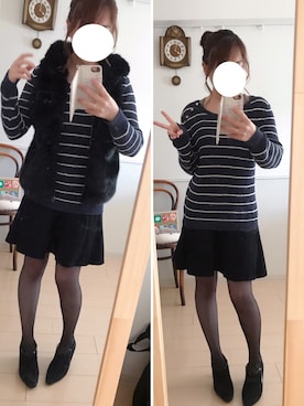 「rag & bone（ラグアンドボーン）のアイテム（スカート）」を使った、yuinnyuinnさん（レディース・153cm）の秋コーディネート