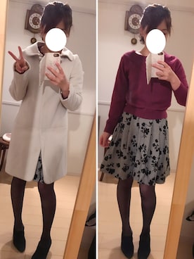「アイテム（ピアス（両耳用））」を使った、yuinnyuinnさん（レディース・153cm・30代）の秋コーディネート