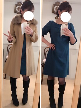 「アイテム（ピアス（両耳用））」を使った、yuinnyuinnさん（レディース・153cm・30代）の秋コーディネート