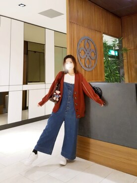 「a fadのアイテム（ジャケット/アウター）」を使った、Felicia W🐈‍⬛さん（レディース・157cm）の冬コーディネート