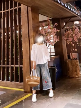 「a fadのアイテム」を使った、Felicia W🐈‍⬛さん（レディース・157cm）の春コーディネート