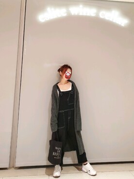 Felicia W🐈‍⬛さん（レディース・157cm）の冬コーディネート