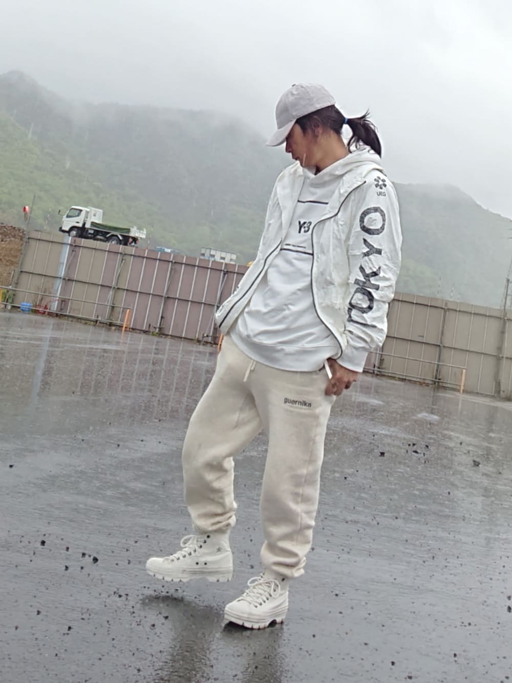 コンバース　オールスター　ホワイト ロングブーツ WEB限定】ALL STAR 100 CHUNK Z SHIN-HI[品番：MKSW0048287