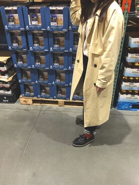 「URBAN RESEARCH DOORS（アーバンリサーチドアーズ）のハイライズデニムパンツ（デニムパンツ）」を使った、フ🐷さん（レディース・160cm）の春コーディネート