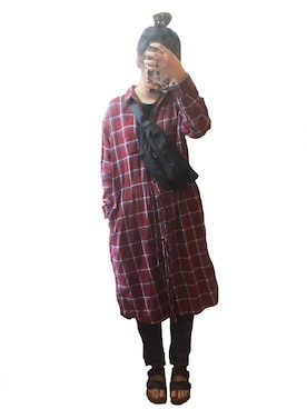 「ユニクロ」｜「アイテム（サンダル）」を使った、Maruko🎀さん（レディース・164cm）の春コーディネート