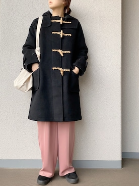 MARGARET HOWELLのダッフルコートを使った人気ファッション
