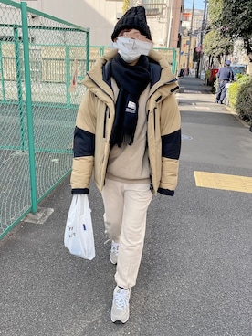 「OUV（オーブ）のアイテム」を使った、ぷにさん（レディース・165cm）の冬コーディネート